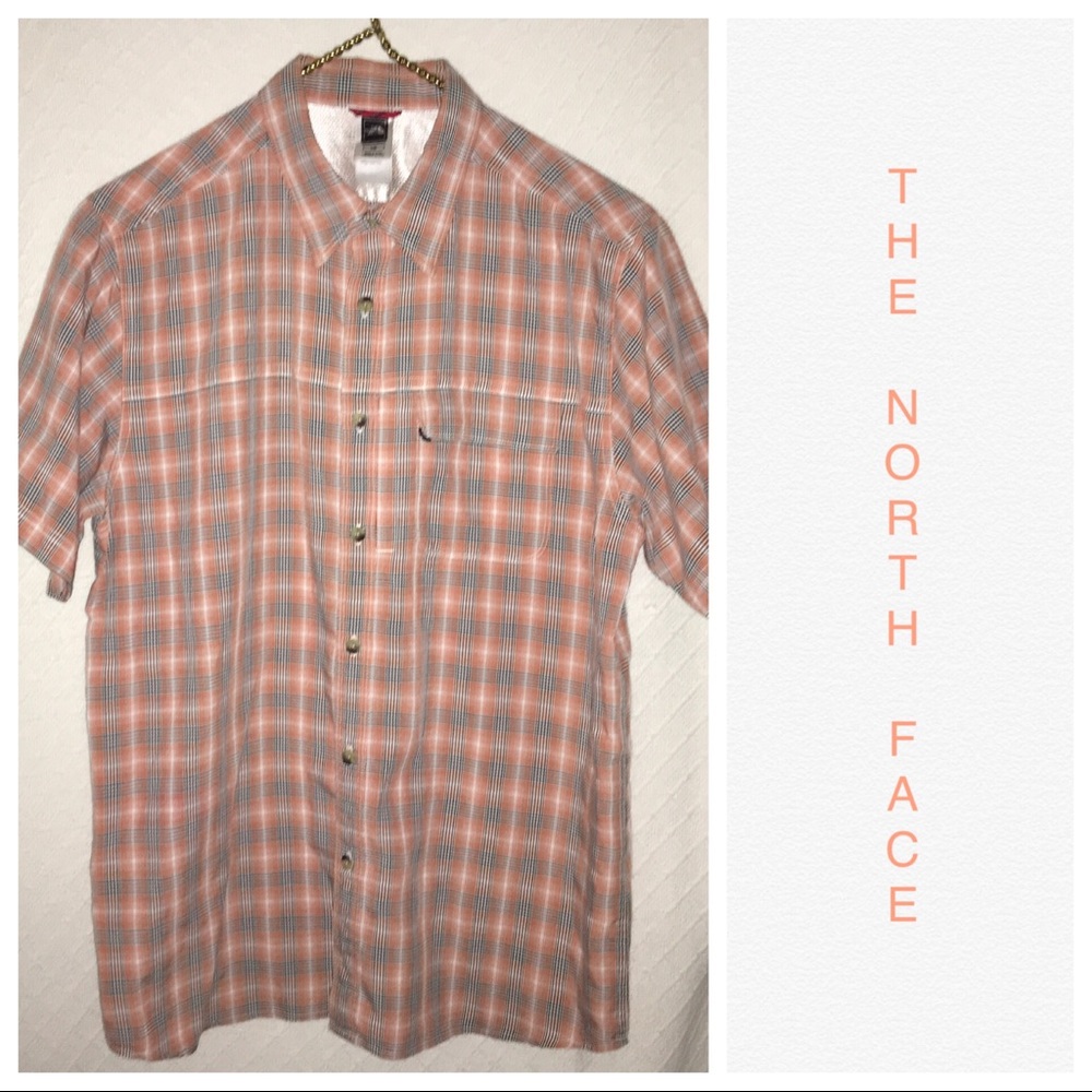 The North Face Shirt plaid hiking outdoors casual men’s L